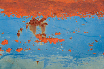 Blue, Red and Rust
