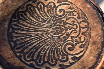 detail eines altes stuhles