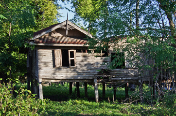 ancient house in countryside