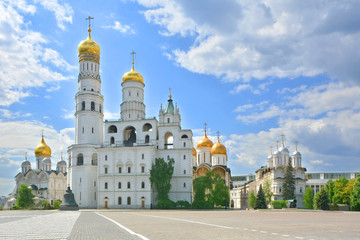 Fototapeta na wymiar Moscow. Ivanovskaya square in the Kremlin