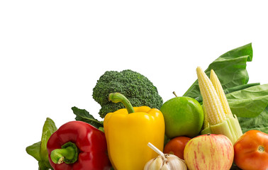 Close up of fresh vegetables