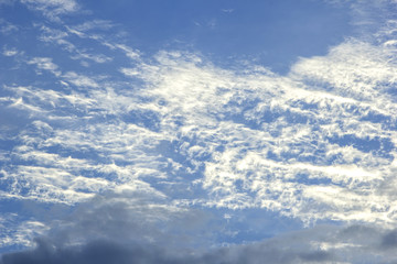 Blurred abstract background clouds on the sky.