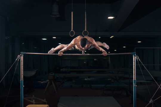 gymnast horizontal bar