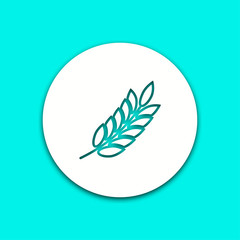 Barley - vector icon.