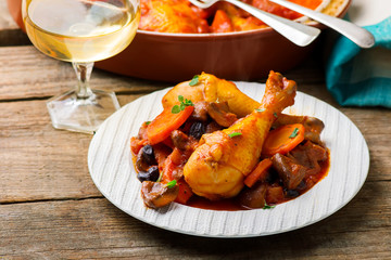 Chicken Legs with Vegetables