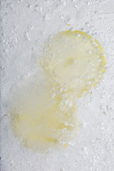 氷の中のレモン