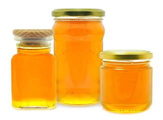 honey in jars