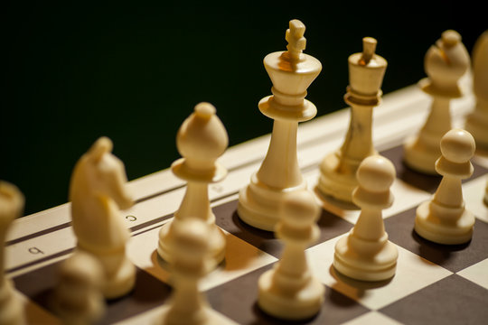 Chess board detail