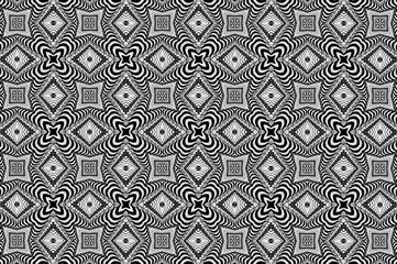 Black-and-white ornament with a gray tint. V
