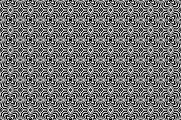 Black-and-white ornament with a gray tint. X
