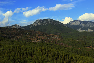 View at the Mountains around Alanya, Turkey