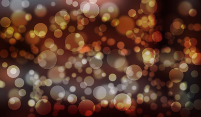 Red Bokeh background
