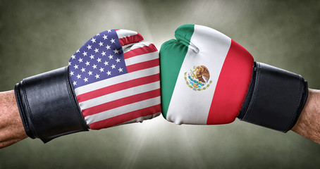 Boxkampf - USA gegen Mexiko
