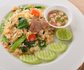 fried rice with pork
