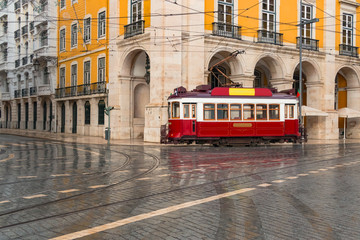 Streetcar on Lisbon street