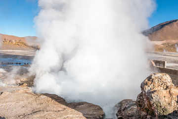 Tatio geysers, Atacama desert, Chile