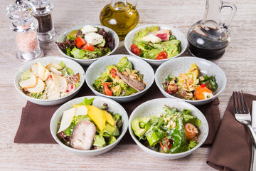 some fresh salads