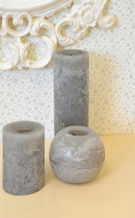 Elements of the interior. Festive interior. Beautiful living room.
