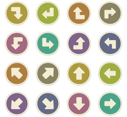 Arrows icons set
