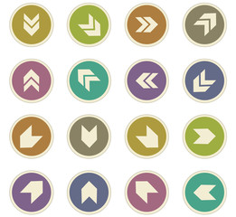 Arrows icons set