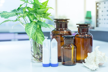 Experiment chemical in Lab.