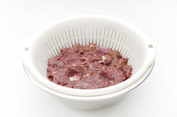 鶏レバー（生）下拵え