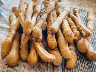 talian grissinis bread sticks fresh from the owen