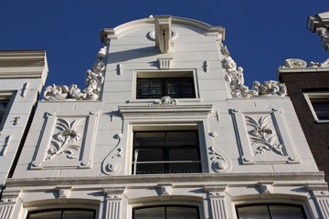 Maison à pignon à Amsterdam, Pays-Bas