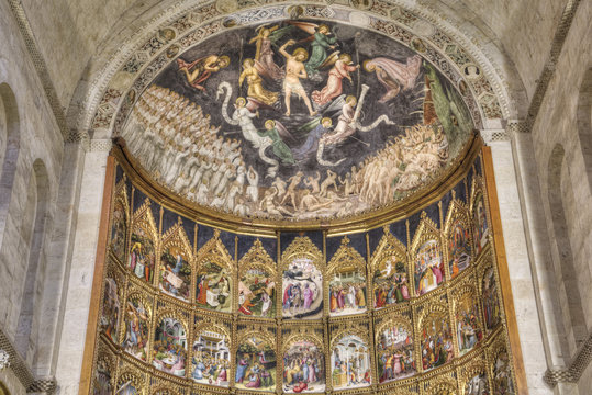 Retable, Old Cathredal of Salamanca, Salamanca, Castile y Leon, Spain