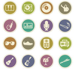 Disco Or Club icons set