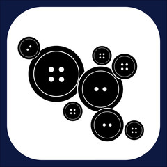 Buttons of different sizes