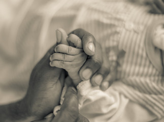 Father & Daughter's hands