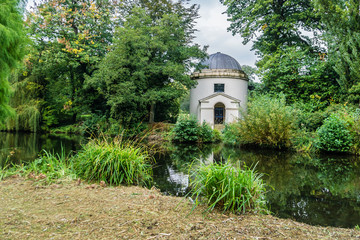 Park in Burlington Lane, Chiswick, London, England