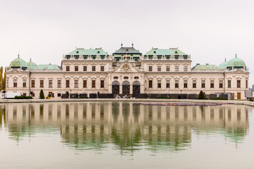 Fototapeta na wymiar Belvedere Palace, Vienna, Austria