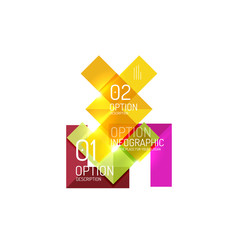 Abstract background, geometric infographic option templates