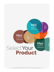 Circle abstract background