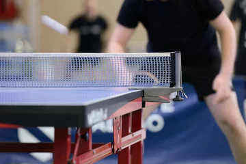 Foto op Canvas table with net for table tennis © sergiy1975