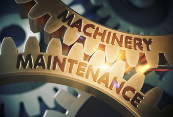 Machinery Maintenance. 3D. - obrazy, fototapety, plakaty