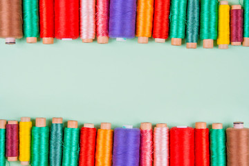 Colorful thread background