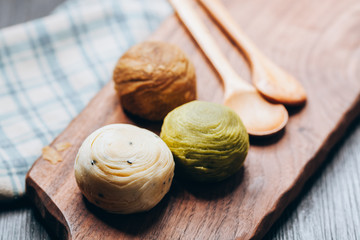 Suzhou style moon cakes, China