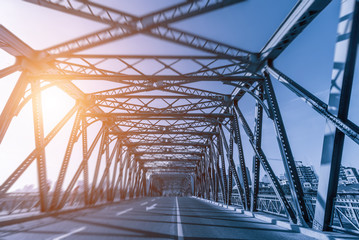 Waibaidu bridge, in Shanghai Bund