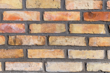 Background of old brick wall pattern texture.