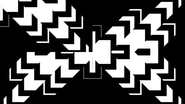 High Definition CGI motion backgrounds ideal for editing, led backdrops or broadcasting featuring black and white arrows moving diagonally. Great for masking.