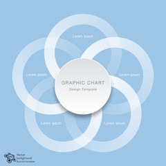 Infographics Vector Background 5-Step Process 