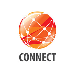 Fototapeta premium vector logo connect