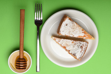 apple pies on white plate