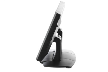 Point Of Sale System with Screen Monitor On White Background