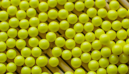 Many pills close up as background