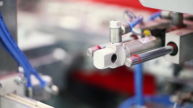 pneumatic piston close up