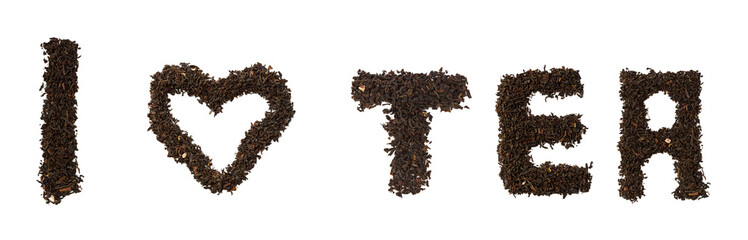 Words made of tea